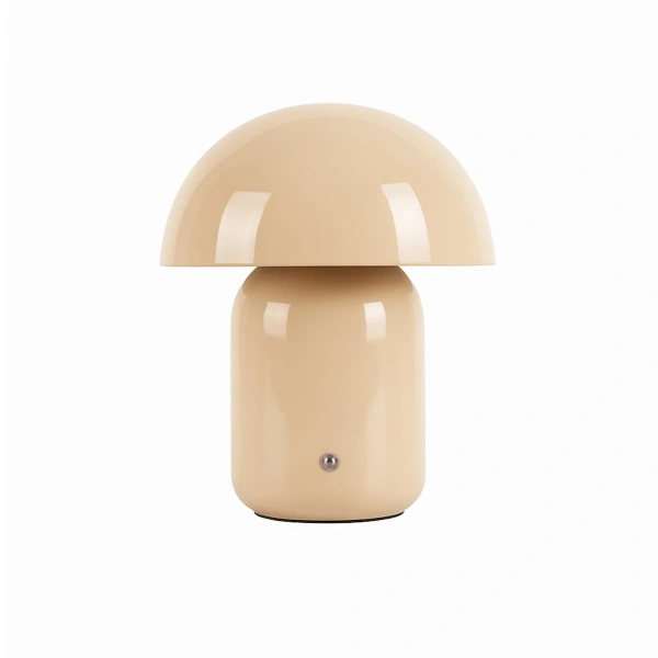 Table Lamp Mushroom LED CCT Dim Rechargeable Taupe