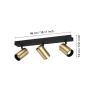 Spotlight CUMARIBO 3X5W GU10 4000K BRS MATT-BLK