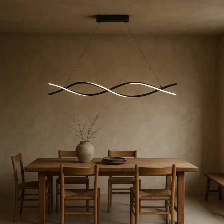 Pendant lamp SASHA L180 LED 60W BL