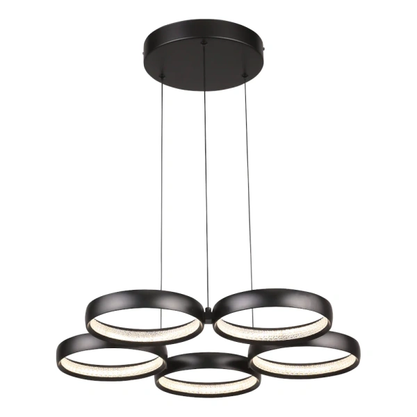 Pendant lamp Olympus 5Lt Led Black