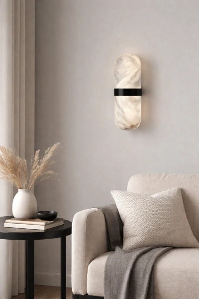 Wall light Andorra W1 Alabaster Spanish Marble LED 5W BL