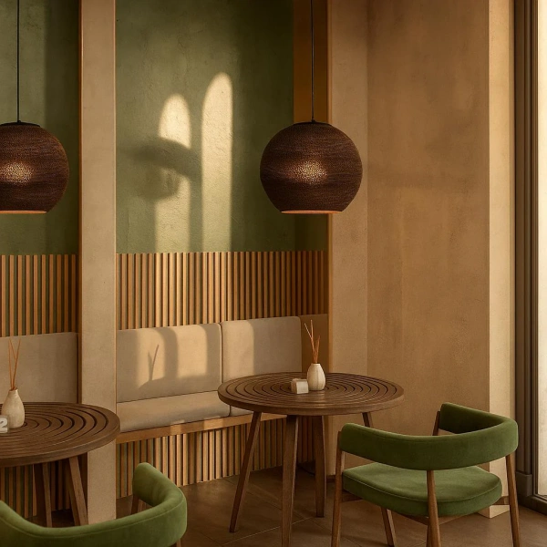 Pendant lamp Zanora Round E27