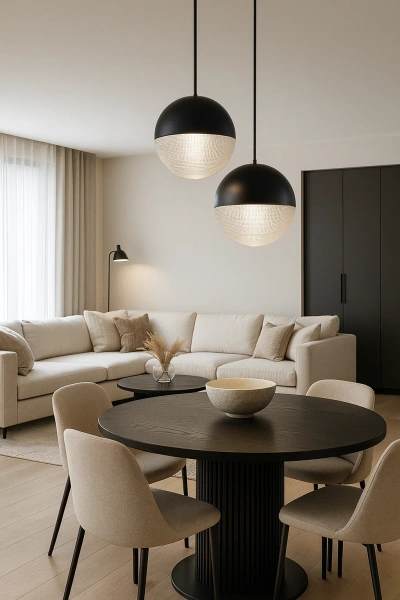 Pendant lamp Disco 20 BL