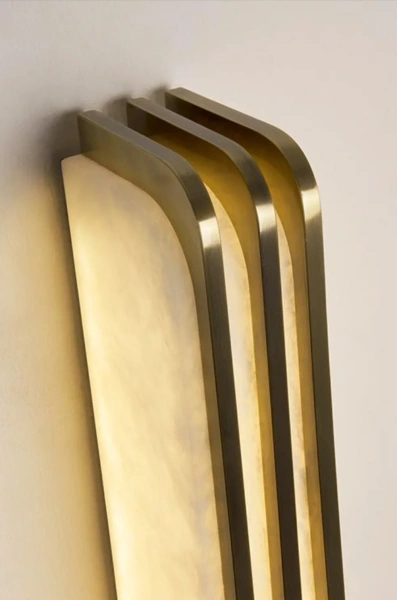 Wall light Lunar W1 Alabaster Spanish Marble LED 12W BRS