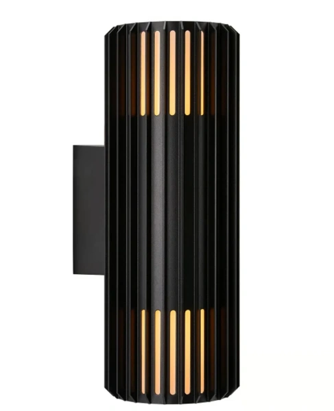Wall light Aludra double E27 BLK
