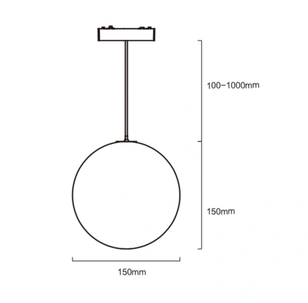 Track Opal Glass S Ball Z3067-6.OP.CCT.BK 48V 9W WIFI