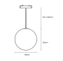 Track Opal Glass S Ball Z3067-6.OP.CCT.BK 48V 9W WIFI