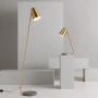 Table lamp Arlen Satin Brass & Satin Grey