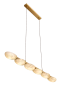 Pendant lamp Miraflores Alabaster Spanish Marble L120 LED 30W CCT Dim BRS
