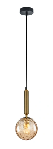 Pendant lamp TRATTINO 1 E27 brass