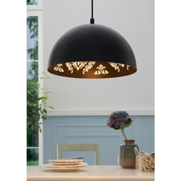 Pendant lamp Congresbury 1 E27 D380