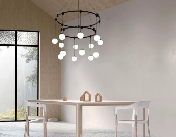 Pendant light Black track Modern 8 Z4000 D100 D80 LED 70W 3K