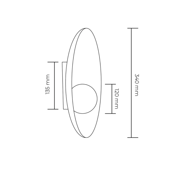 Wall light Vellor Alabaster Marble LED D135 ABRS