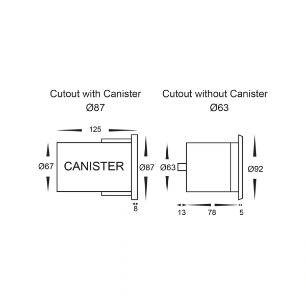 Step Inground light Ollo MR16 5W 3CCT 12V HV19022T-BLK