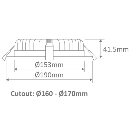 Downlight DECO-20-BLK 20433