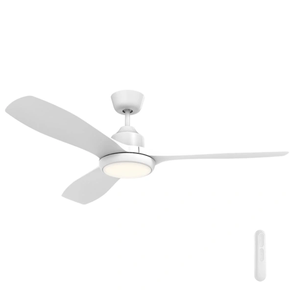 Ceiling fan Raptor DC with Remote and LED 20W D52 WH