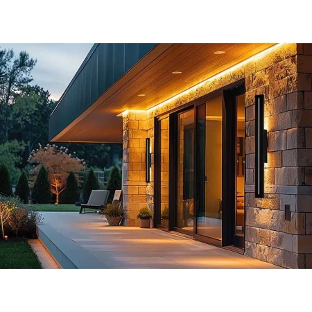 Wall light Edgar 150 LED 34W 3CCT IP54 BLK
