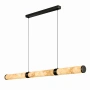 Pendant lamp Aragon Linear Alabaster Spanish Marble L150 LED 40W CCT Dim BLK with remote