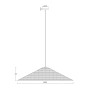 Pendant lamp Hikari Large E27