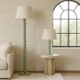 Floor lamp Pearl Orb E27 SAGE