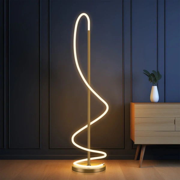 Floor Lamp Lyona LED Gold