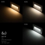 Step light Trin Rectangular 5W 3CCT LED BLK