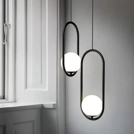 Single pendant DACARAN-1PRod Black