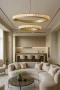 Pendant lamp Capella 2 Alabaster Spanish Marble LED 70W CCT Dim BRS