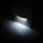 Wall light Lisca 3W 3CCT 240V SQUARE LED BLK