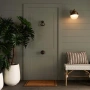 Wall light Carrington G9 BRS