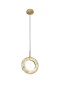 Pendant lamp Carinena P1 Alabaster Spanish Marble LED 10W BRS