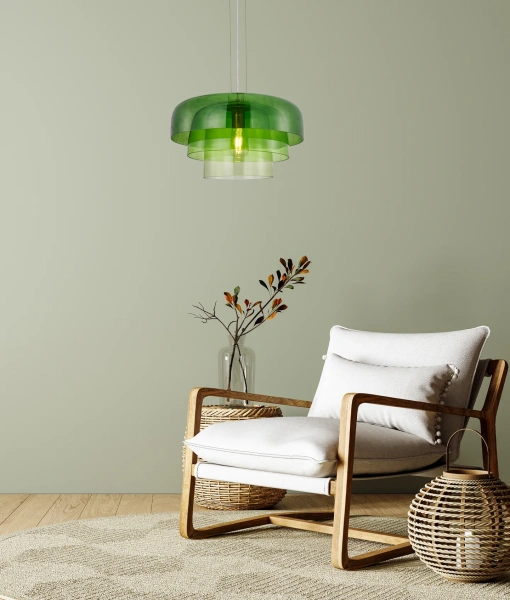 Pendant lamp GELATINA6 E27 D42 GN