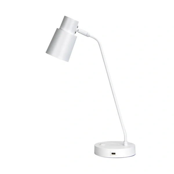 Desk lamp RIK WITH USB WHITE
