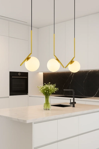 Pendant lamp Bolero P25 E27 BRS