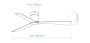 Ceiling Fan Metro DC 52 Wi-Fi 33W BL