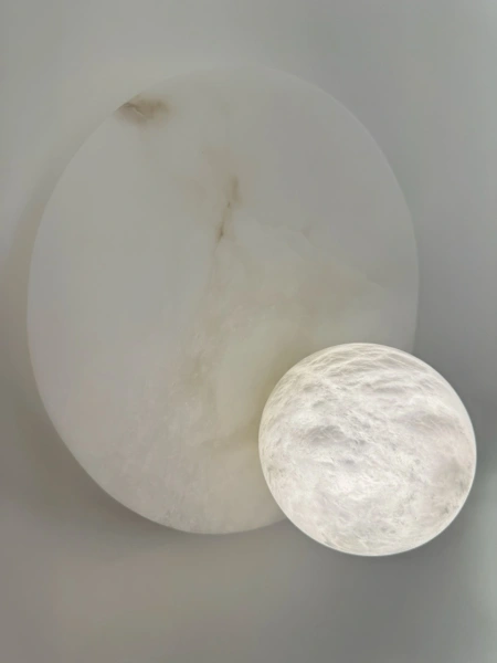 Wall light Golden Aura Alabaster Spanish Marble G9