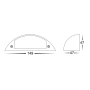 Step light Curva 5W 3CCT LED AB