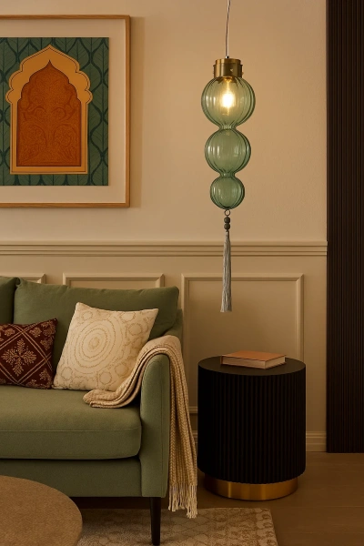 Pendant lamp Moroc S1 BLU