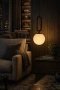 Pendant lamp Mores D15 Alabaster Spanish Marble G9 BLK