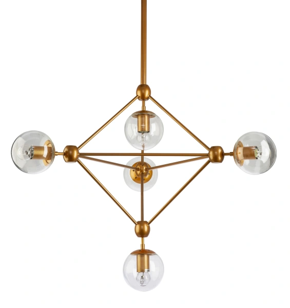 Pendant lamp KLESH-5L-Gold E27 4W