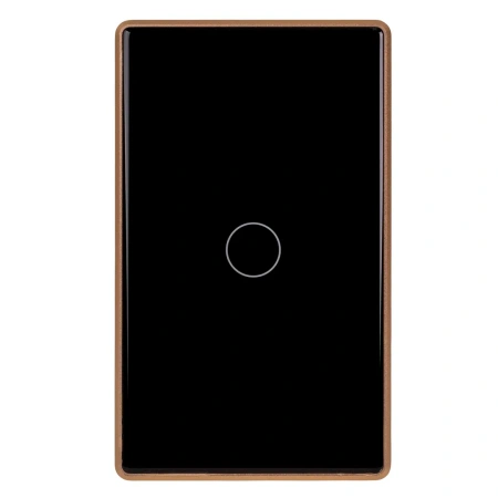 Wall Switch Single Gang BLK-GLD HV9220-1 Wifi