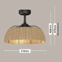 Ceiling Fan Harlow DC 20 High Airflow BLK
