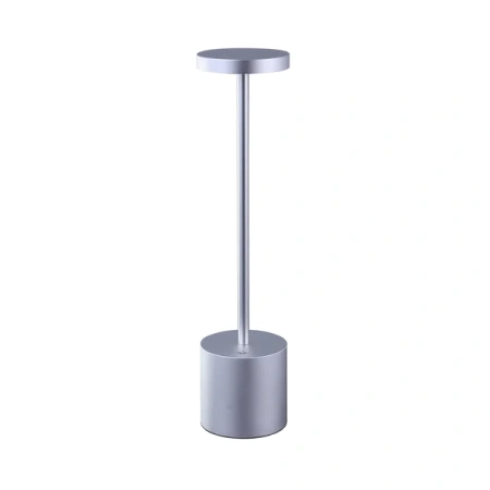 Table lamp Portable LED Bar rechargeable Silver