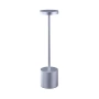 Table lamp Portable LED Bar rechargeable Silver