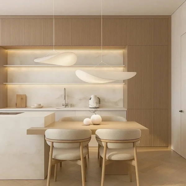 Pendant lamp Arca Medium LED 24W 3K D60 WHT