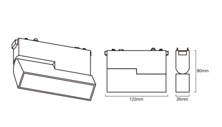 Track Opal Line Adjustable Z3081-10.OP.CCT.BK 48V 10W WIFI