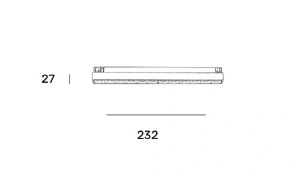 Track spot lens ARCUS Brass 48V 10W CCT