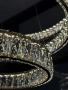 Pendant lamp Crystal Ring 3 BRS 90W Remote Dim