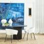 Wall light Colbert Long BLK