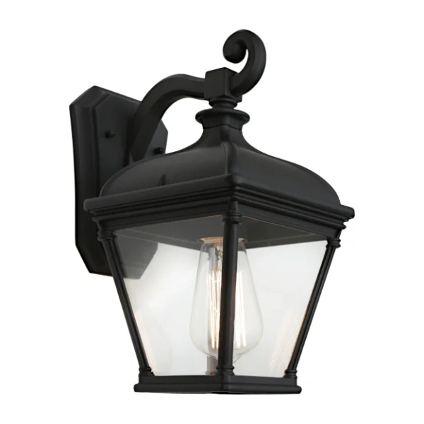 Wall Light Hotham 1LT 60W E27 BLK